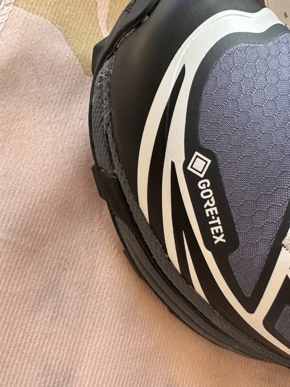 Salomon Black, Gray, And Silver Outdoor Running Shoes - Picture 6 of 7